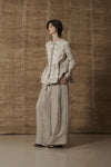 Mutedance 25 Spring/Summer Flower Pleated Pants MD-MD25SS97-LINEN